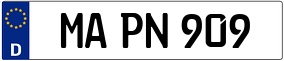 Truck License Plate